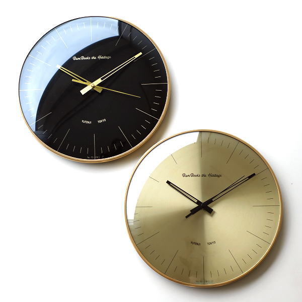 壁掛け時計 掛け時計 おしゃれ 音がしない 静音 かっこいい シンプル モダン スイープムーブメント ブラック ゴールド レトロデザインウォールクロック 2カラー [tsc2234]