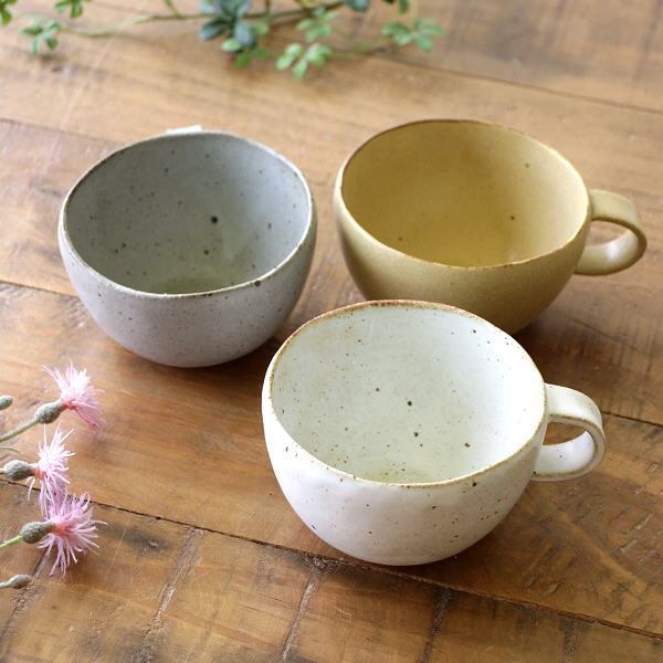 マグカップ 陶器 おしゃれ 日本製 コーヒーカップ ナチュラル シンプル 萬古焼 焼き物 和風 和食器 くすみカラー カフェ ナチュラルマグ たたら L 3カラー [yyt7410]