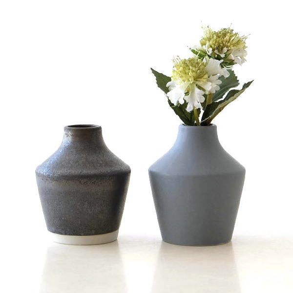 花瓶 花器 一輪挿し フラワーベース おしゃれ かわいい モダン 小さめ 磁器 シンプル 日本製 小さな陶器の花瓶 ぽっと 2カラー [yyt9055]