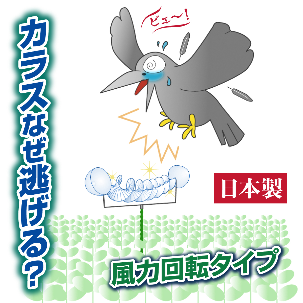 カラスなぜ逃げる？