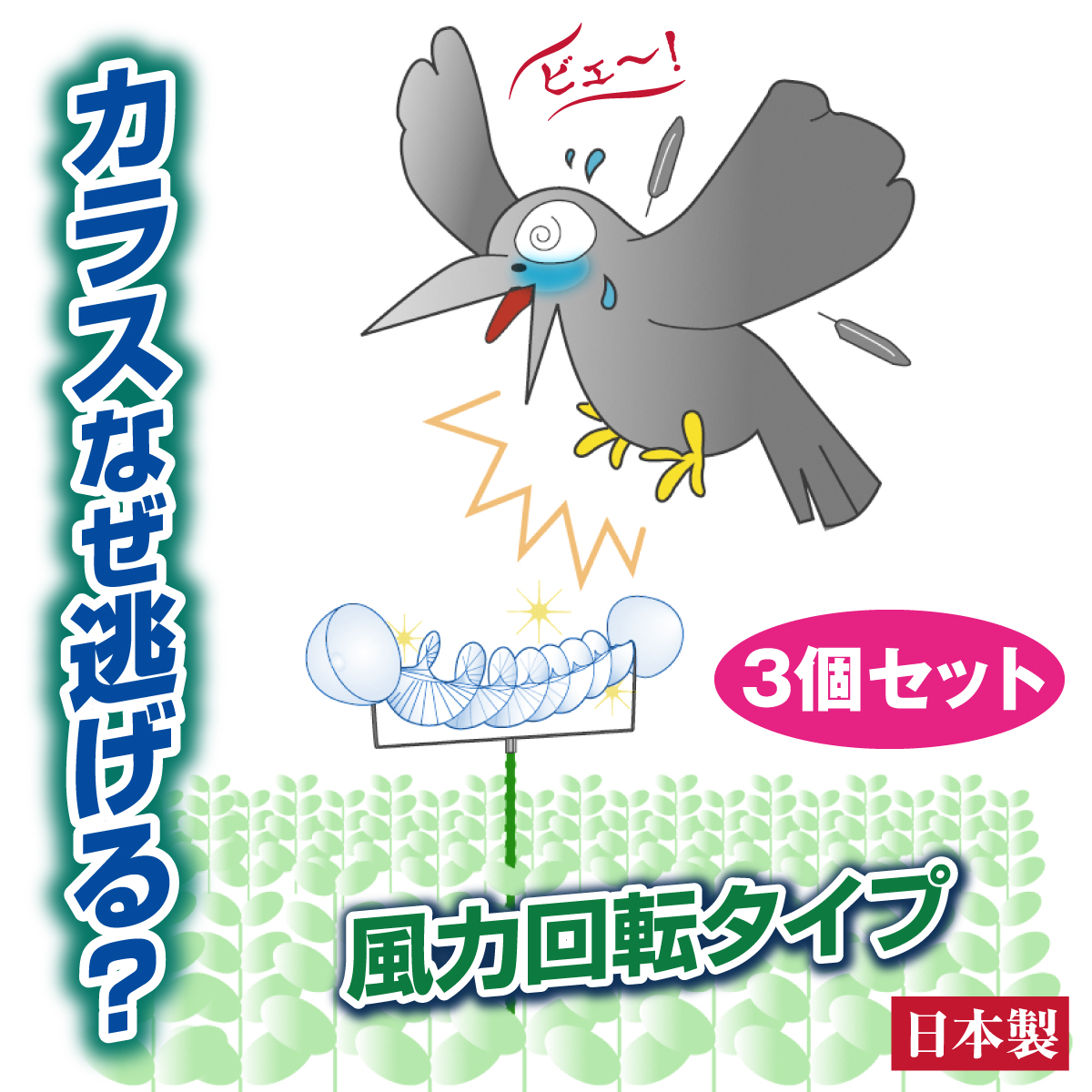 カラスなぜ逃げる？