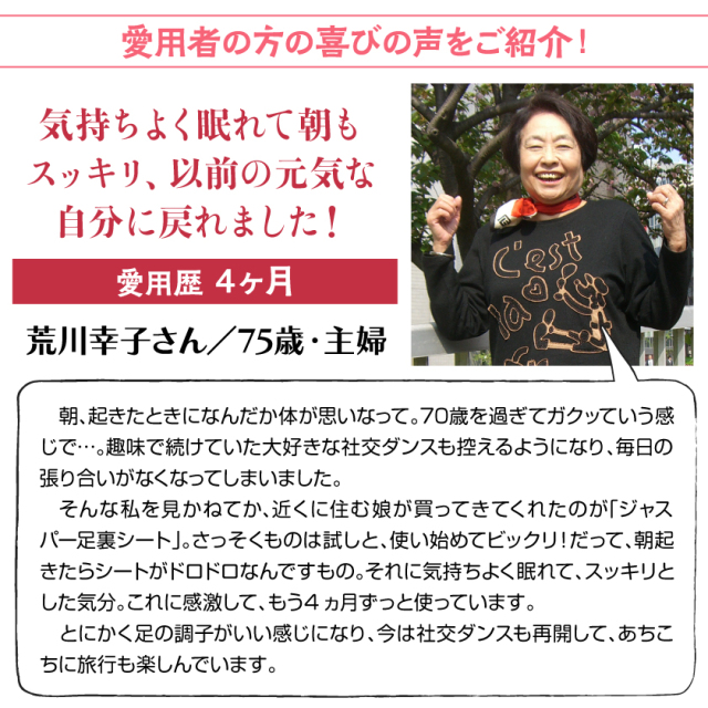 ジャスパー足裏シート