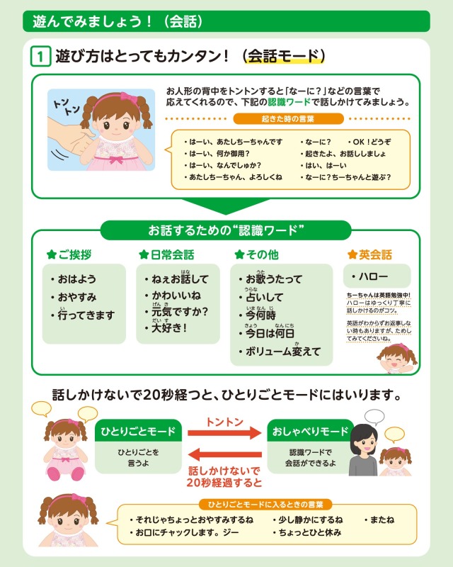 おしゃべりちーちゃん