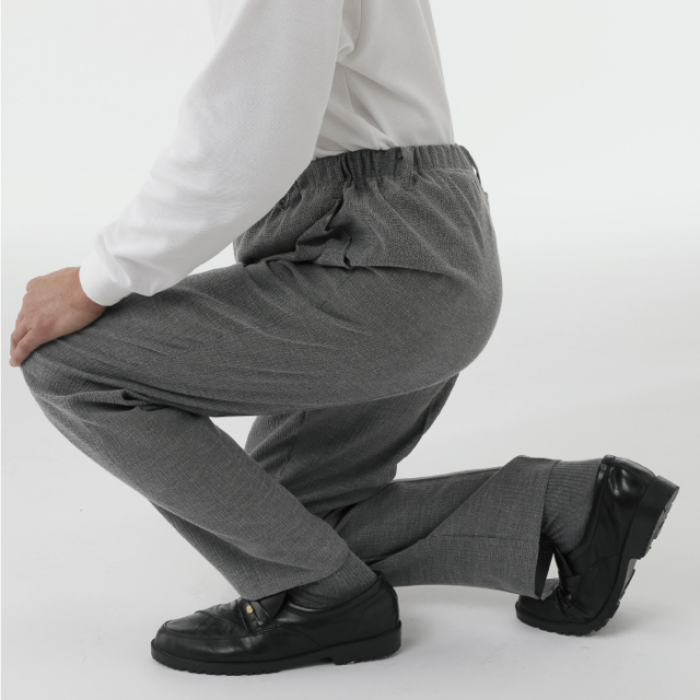 お父さんの杢調さらさらパンツ2色組