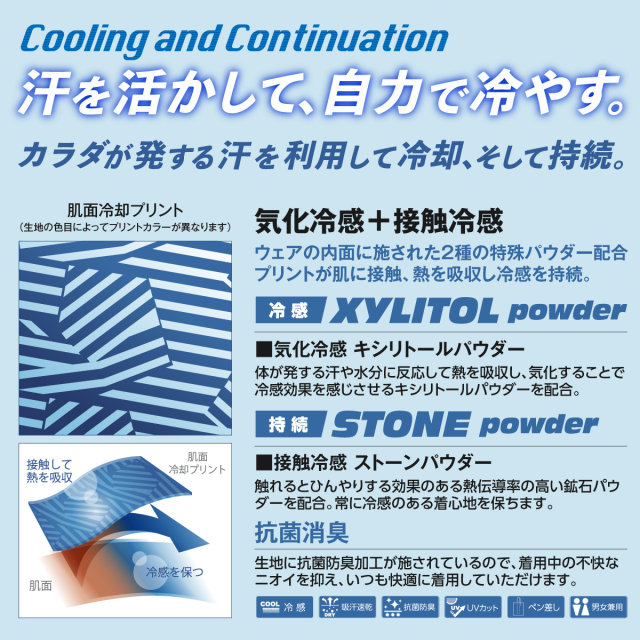 接触冷感半袖ボタンダウンポロシャツ