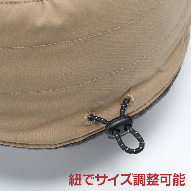 裏フリース撥水フライトキャップ