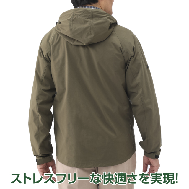 ＜タルテックス＞ 3Dカットストレッチパーカー