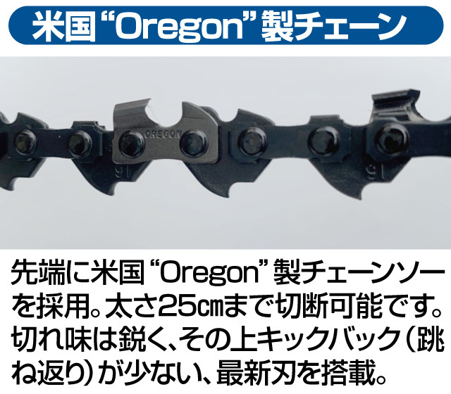 電動高枝切りチェーンソーVmax