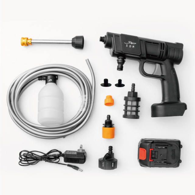 新型コードレス式高圧洗浄機プラス