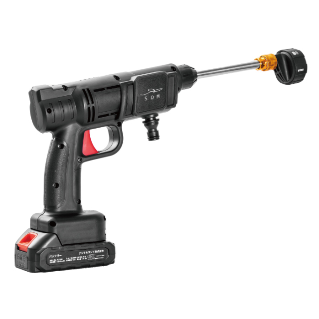 新型コードレス式高圧洗浄機プラス