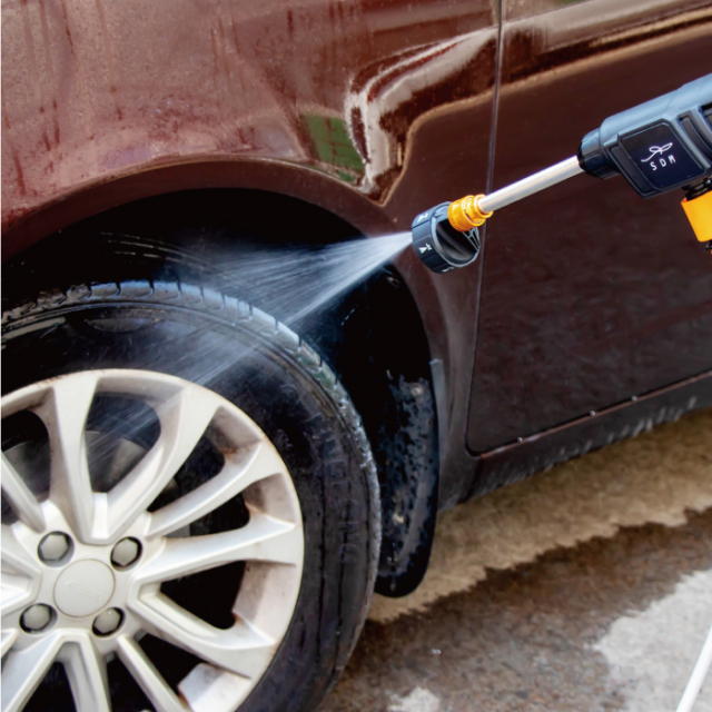 新型コードレス式高圧洗浄機プラス