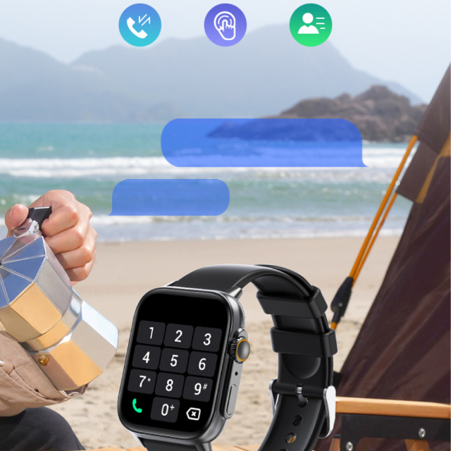 スマートウォッチ SOS機能付き（S3） ファミラ スマートウォッチ 通話 SOS機能付き大画面スマートウォッチ