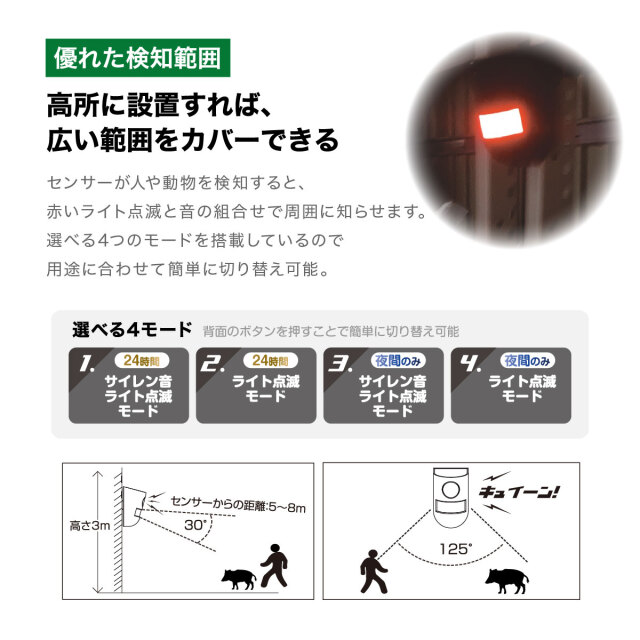 人感ソーラー防犯アラーム「ビビラス」