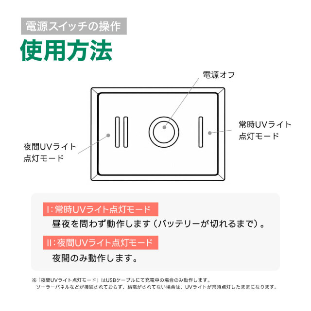 ソーラー電撃殺虫器