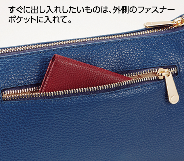 ピッコロ・マリーノ 高級ヴェネツィアンレザーのお財布ポシェット