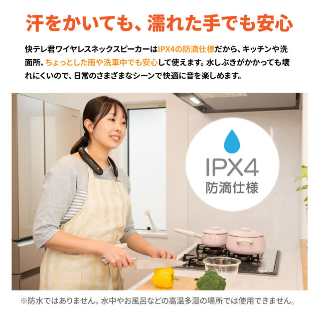 快テレ君 ワイヤレスネックスピーカー VS-N300