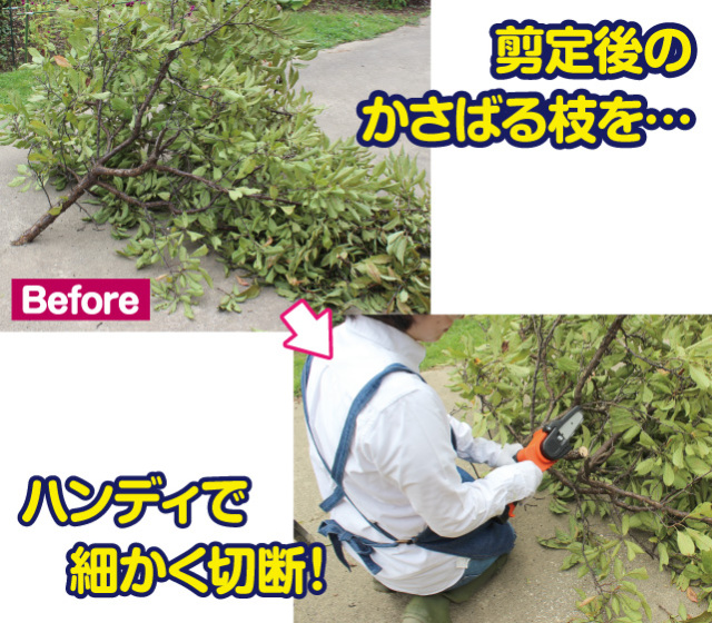 YARDFORCE_高枝チェーンソーミニ