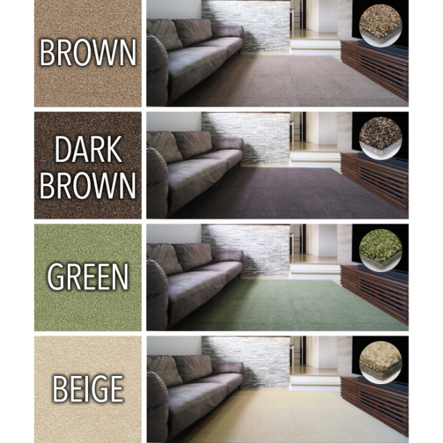 ラグタス タイルラグ スクエア