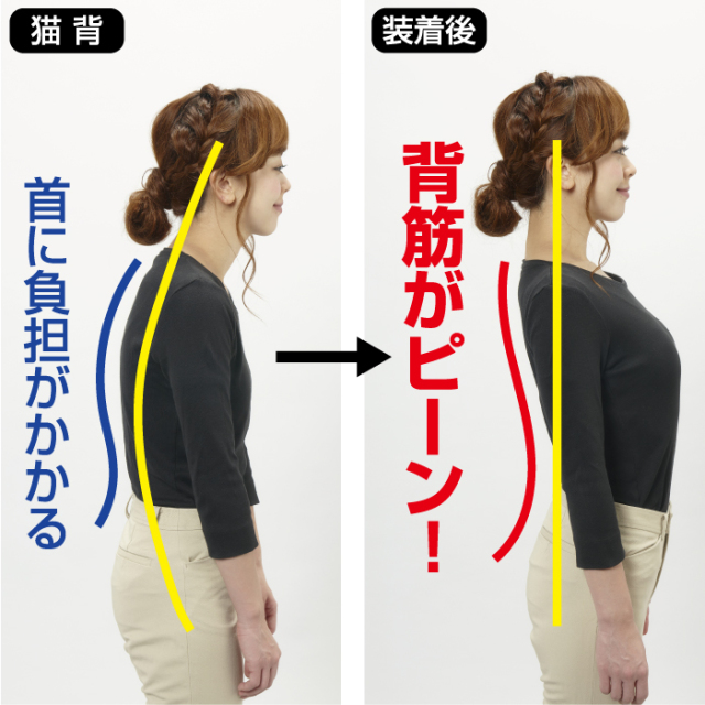 骨盤グイッと背筋Sラインベルト