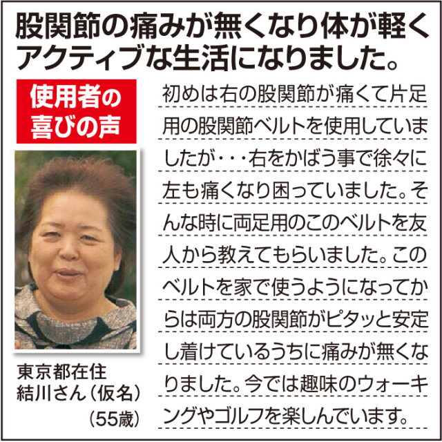 デラックス股関節ベルト