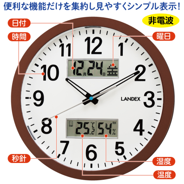 多機能掛け時計「ディアデイズ」│身近な優れものショップ