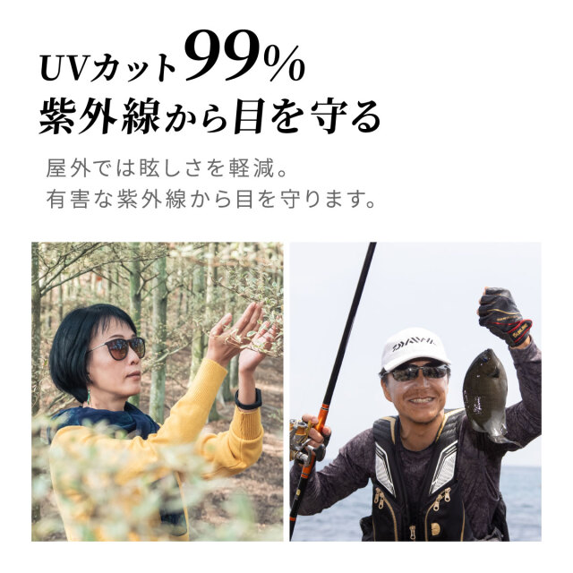 遠近調光シニアグラス