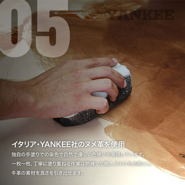 豊岡工房 馬九行久 イタリアンレザー コインが分けられる長財布