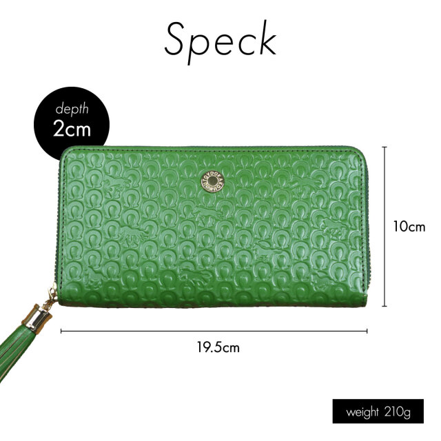 豊岡工房 馬九行久 イタリアンレザー コインが分けられる長財布