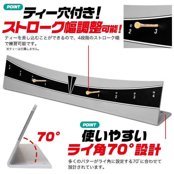 パッティングエッジレール