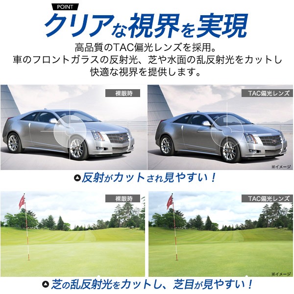 偏光スポーツサングラス