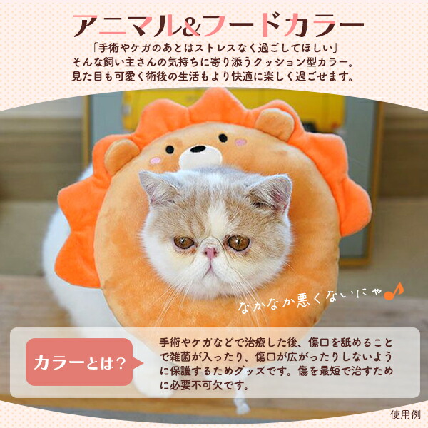 クッション型 アニマル&フードデザインカラー