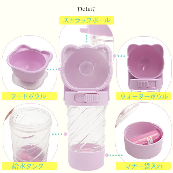 ペット マルチ給水ボトル