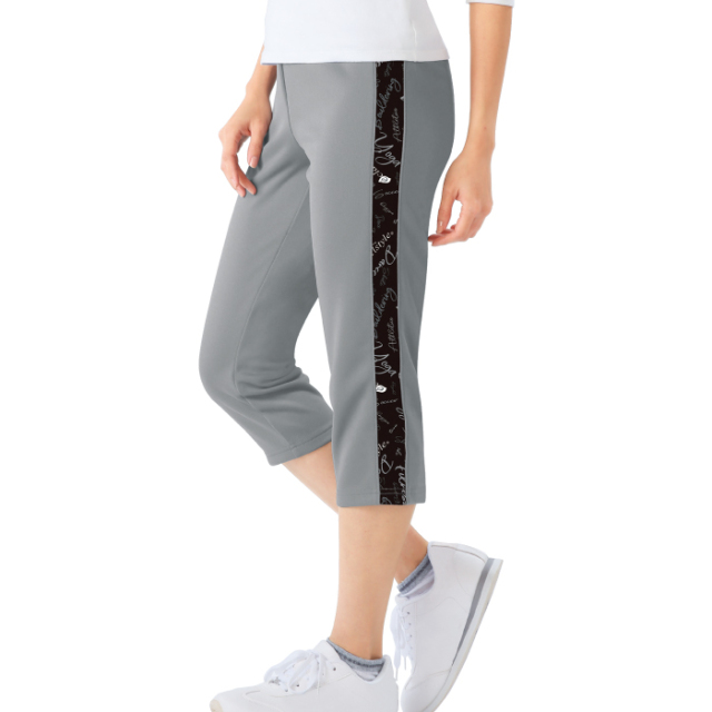 eclaT style ロゴデザインパンツ7分丈