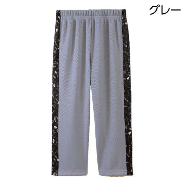 eclaT style ロゴデザインパンツ7分丈