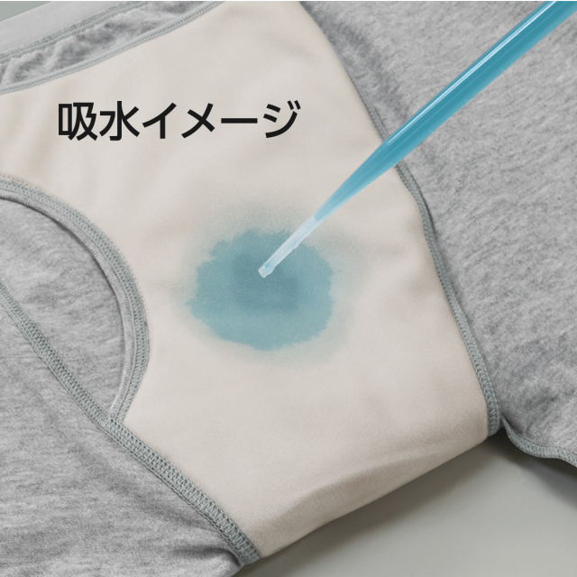 ボクサー型失禁パンツ男性用（同色3枚組）