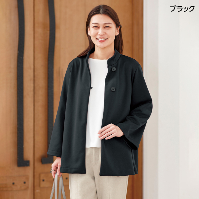 あったか蓄熱保温ポンチョ風ジャケット