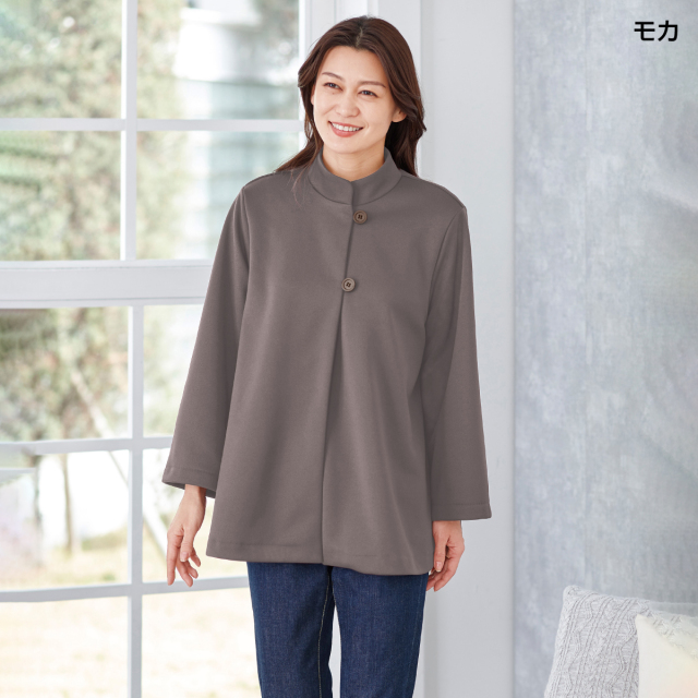 あったか蓄熱保温ポンチョ風ジャケット