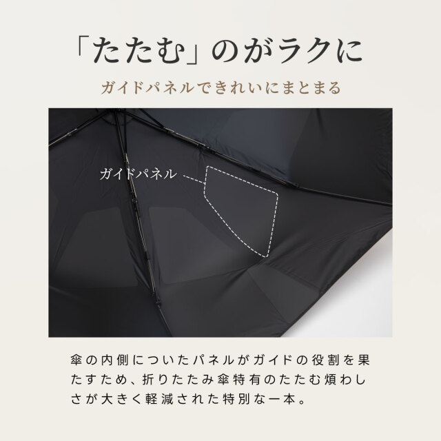 折りたたみ傘 超軽量パットフォールド arella