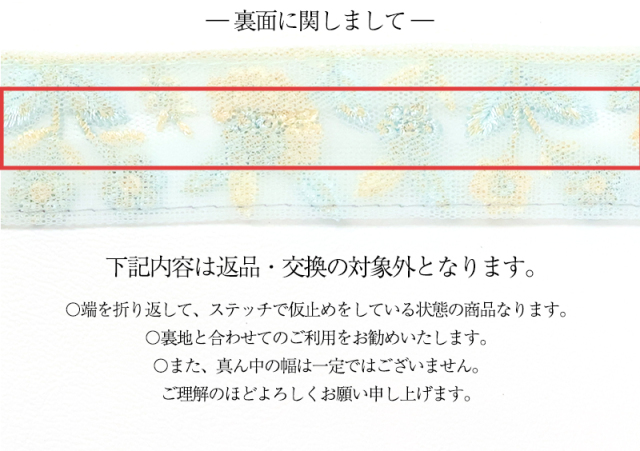 インド刺繍リボン2.5cm幅(5592)【◇メール便9mまで】