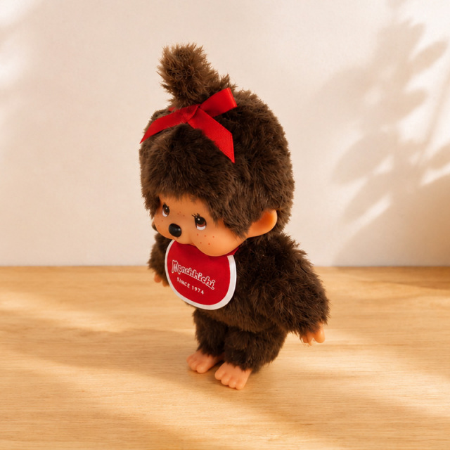 ふわふわキーチェーンマスコット　まとめ売り　9点セット 顔でかモンチッチ SS キーチェーン｜ふわふわ ぬいぐるみマスコット