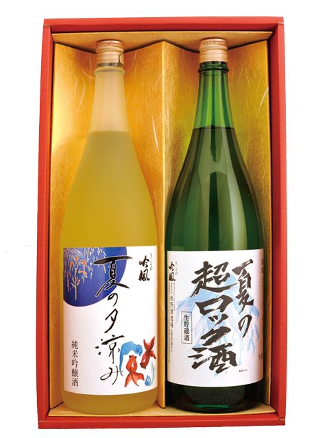 きびの吟風　雄町米　純米吟醸　夏の夕涼み・夏の超ロック酒　1.8L　2本セット