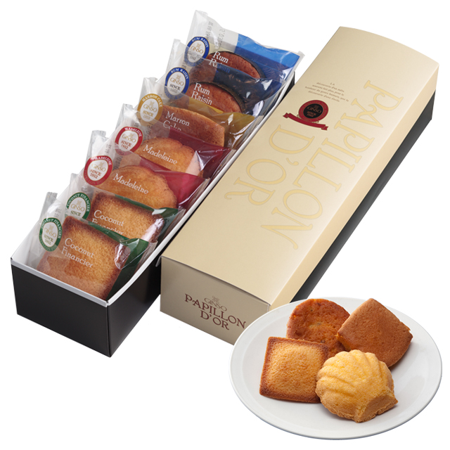 銀装　焼菓子《パピヨン・ドール》 7個詰合せ　Ｄ12