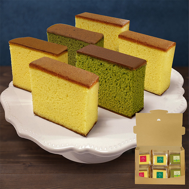 【オンライン限定・送料無料】カステラ3種お試しセット(個装6個入り)(ポストにお届け)