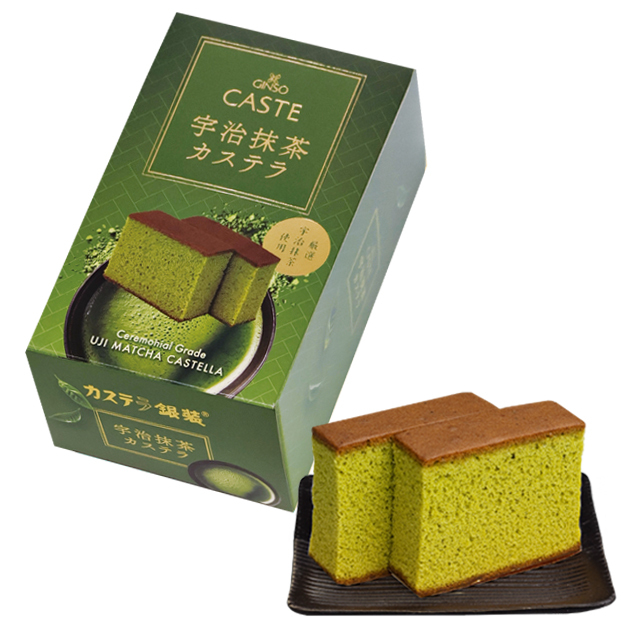 銀装 宇治抹茶カステラ ハーフ　M7