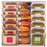 銀装 個装カステラ・焼菓子詰合せ（個包装19個入り）　OAMD39