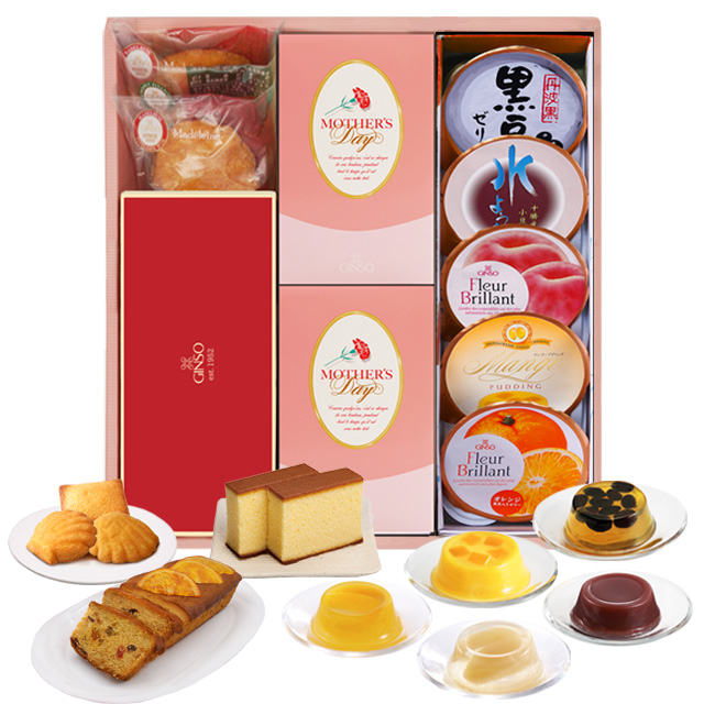 【母の日ギフト】銀装　母の日ギフトバラエティーセット　MOセットNV606