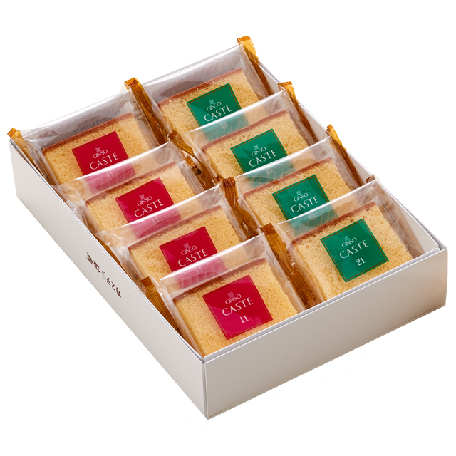 銀装 個装カステラ （8個入り）　OAB162