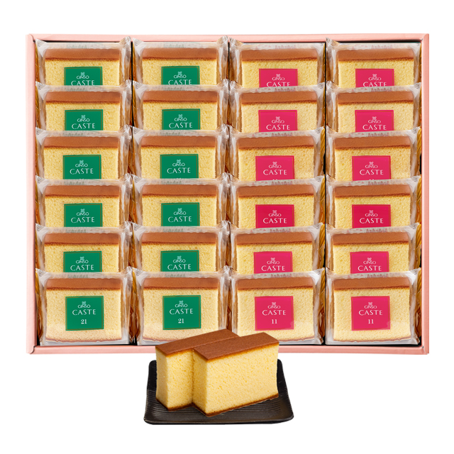 銀装 個装カステラ（24個入り）　　OAB456