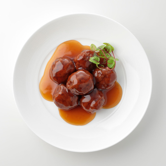 肉団子の甘酢あんかけ