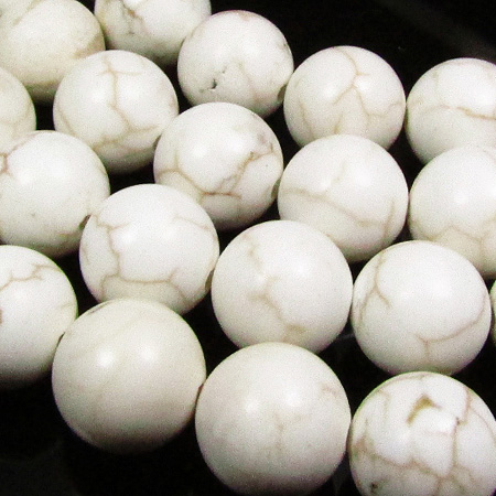 トルコ石一連8mmビーズ[H43-1]